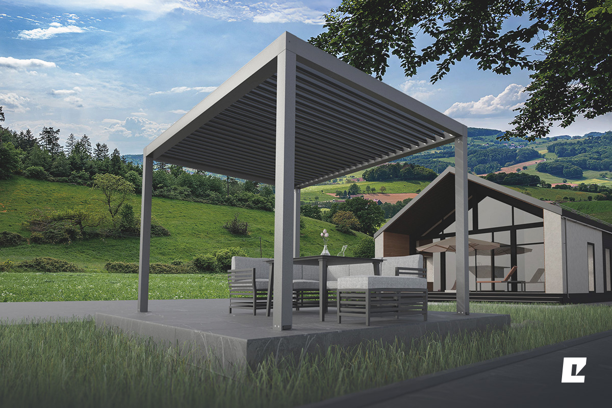Außergewöhnliche Pergola zu einem außergewöhnlichen Preis: Selt SB350