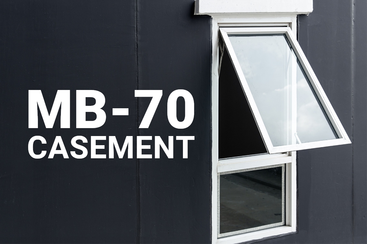 Entdecken Sie das System MB-70 Casement - nach außen öffnende Fenster
