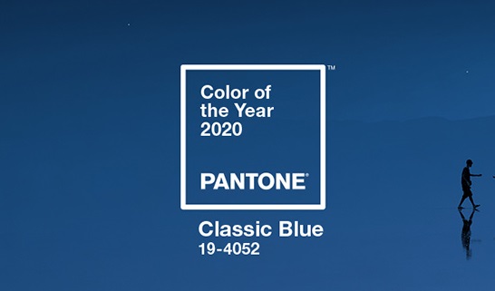 *Classic Blue, die Farbe des Jahres 2020
