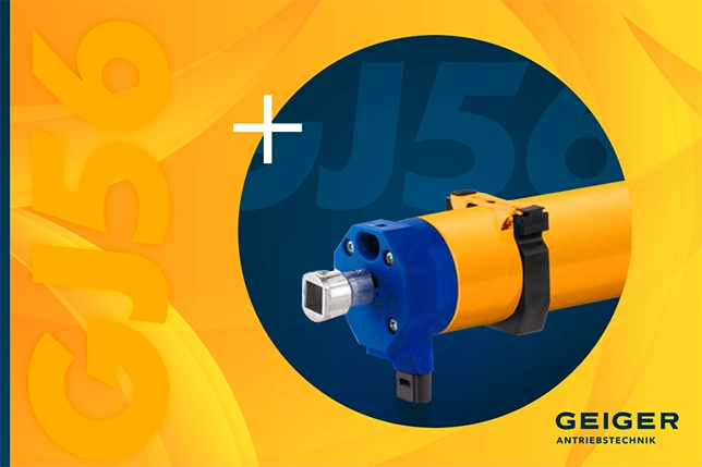 Geiger GJ56 – der neue Antrieb für Raffstoren